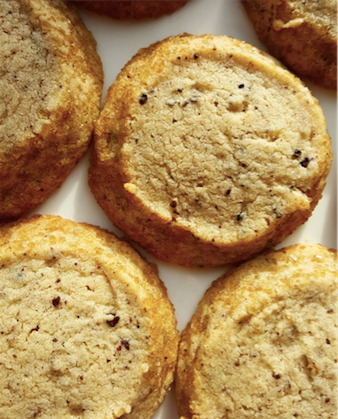 Cacao and Lavender Shortbread