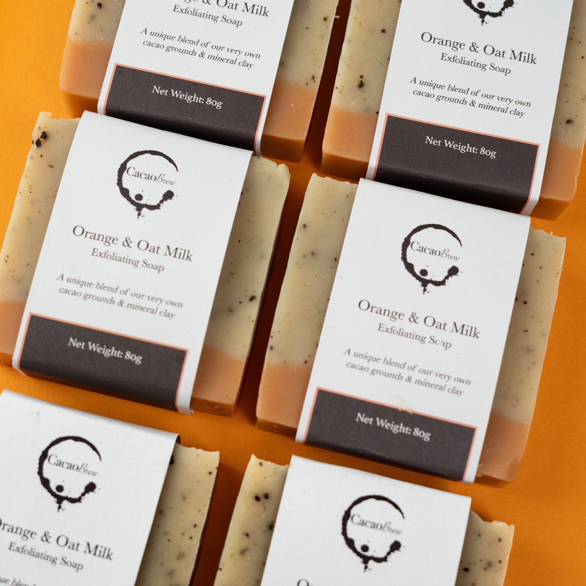 Repurposed Cacao, Orange & Oat Milk Exfoliating Soap