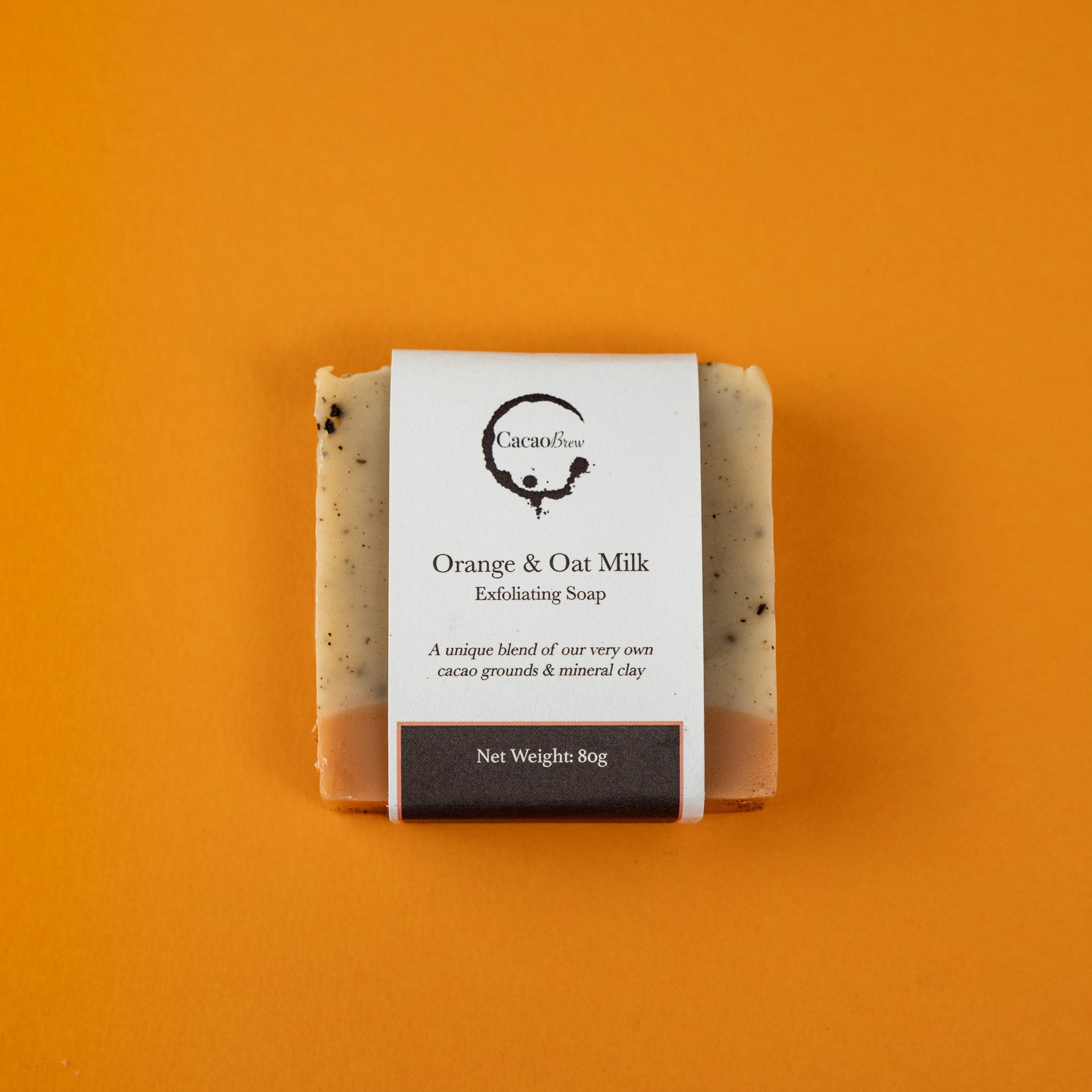 Repurposed Cacao, Orange & Oat Milk Exfoliating Soap