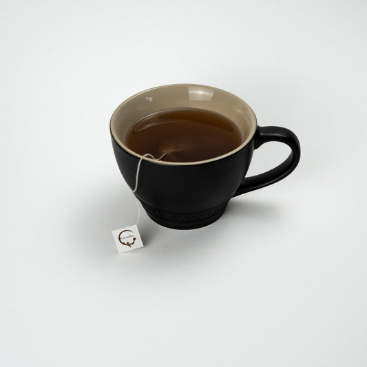 Single cup of Cacao chocolate tea 