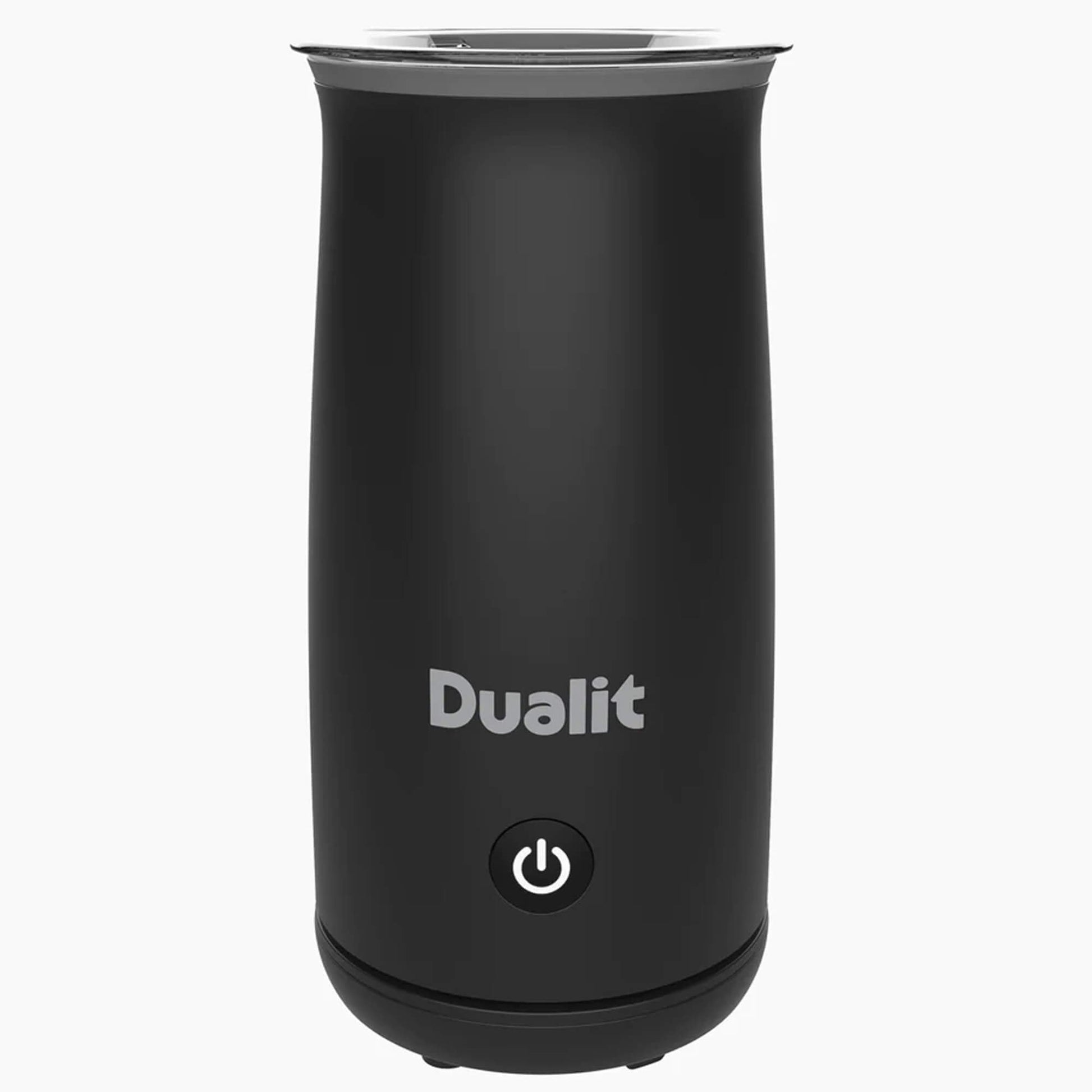 Close up of black Dualit Milk Frother Hot Chocolate Maker