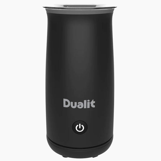 Close up of black Dualit Milk Frother Hot Chocolate Maker
